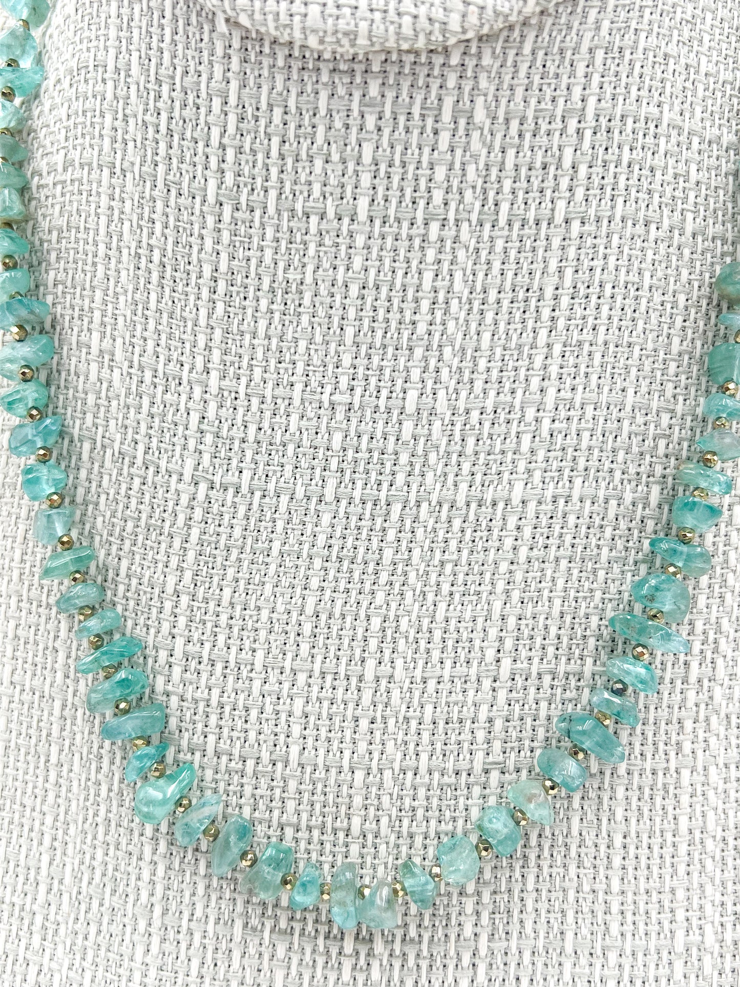 Blue Apatite Necklace