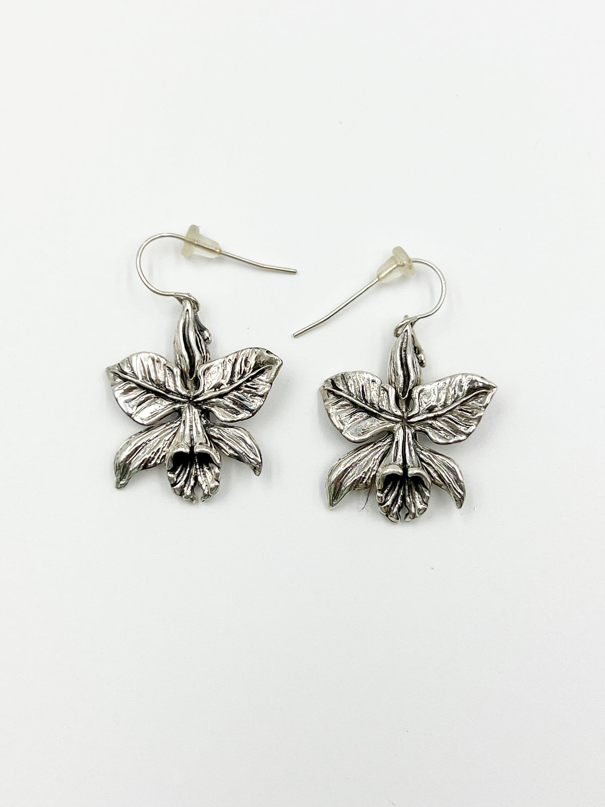 Sterling Silver Lily Flower Earring
