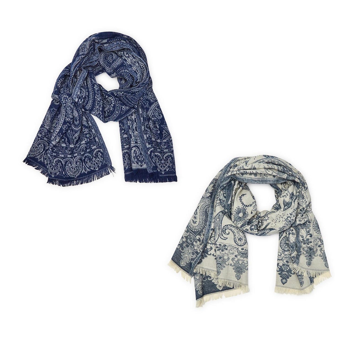 Brushed Jacquard Scarves