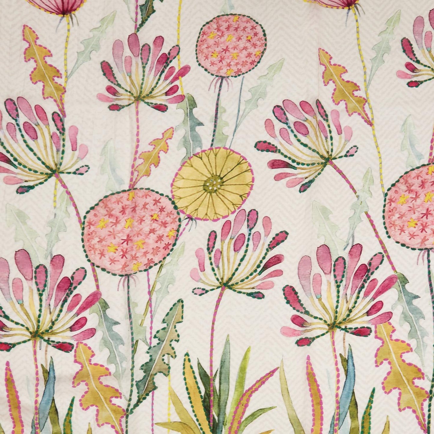 Pop Flowers Pink Scarf