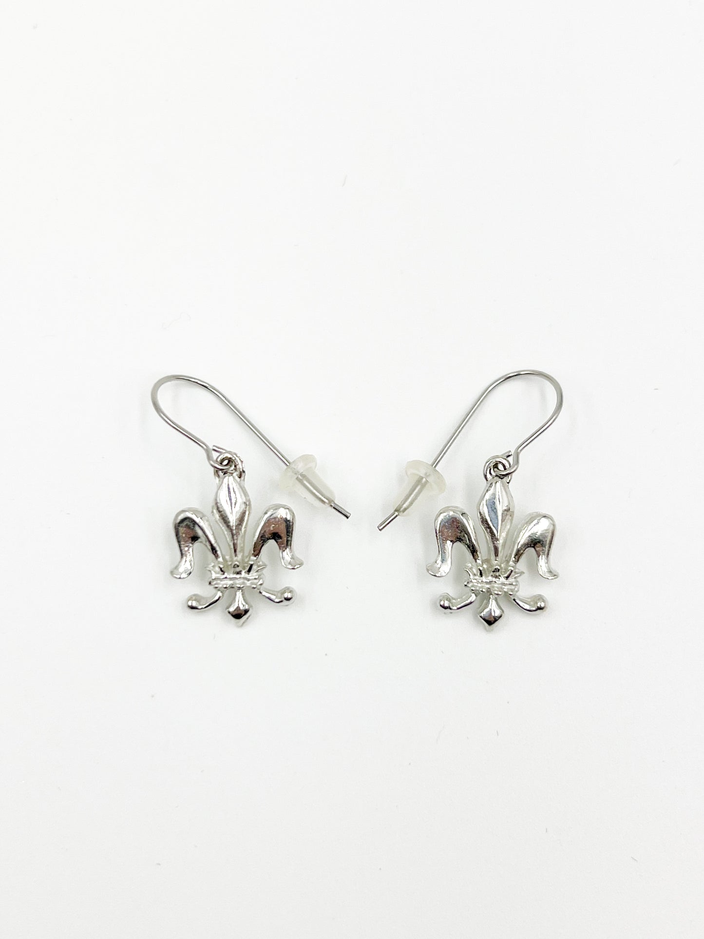 Fleur De Lis Royal Crown Earring