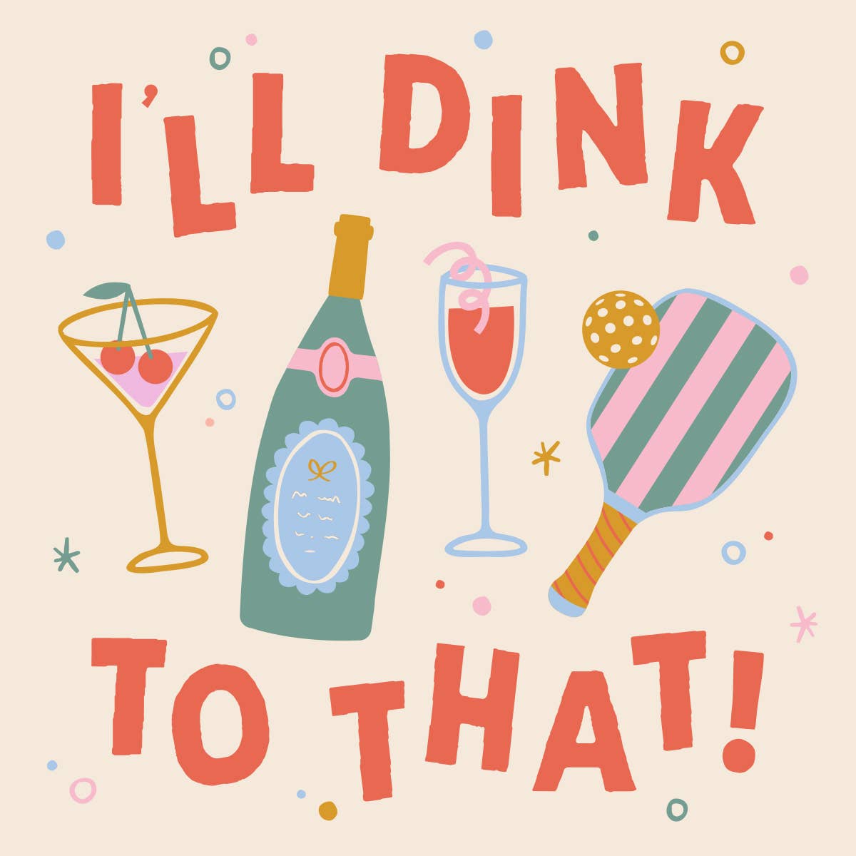 "Dink To That" Cocktail Napkins
