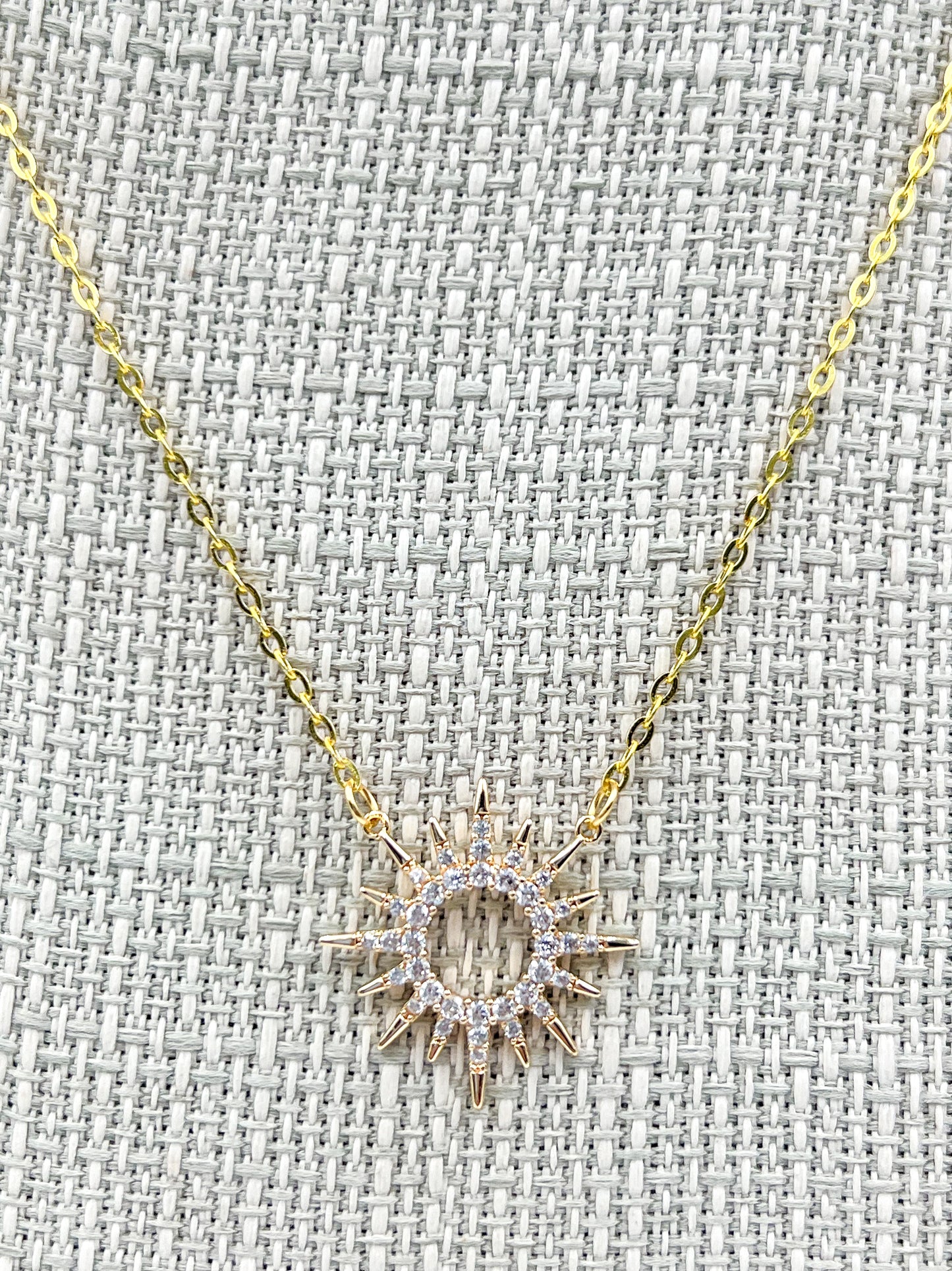 Gold Sun Necklace