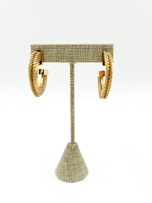 Holly Hoop Earrings
