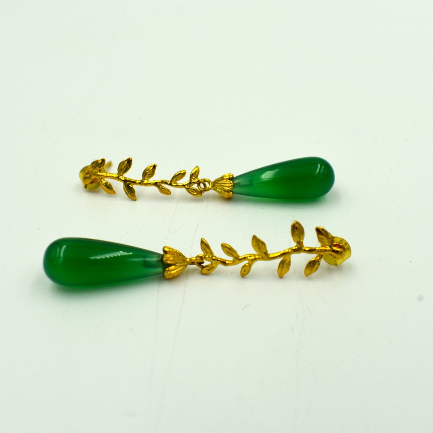 Green Onyx Drop Earring