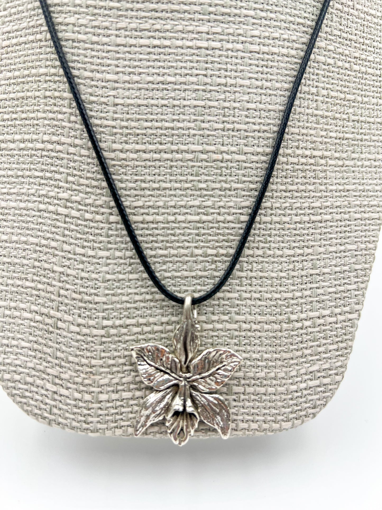 Sterling Silver Lily Flower Necklace
