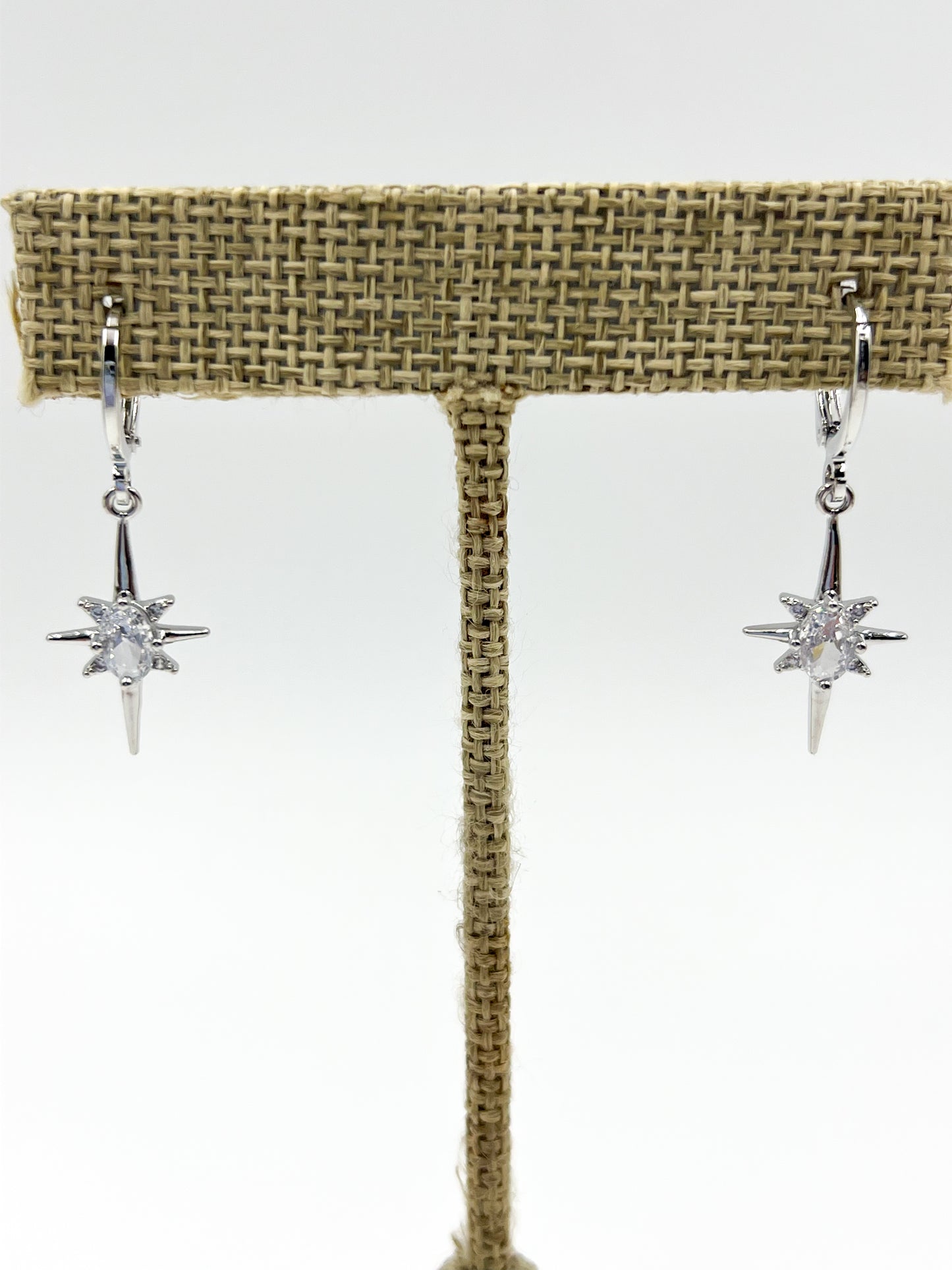 Starburst Silver Earring