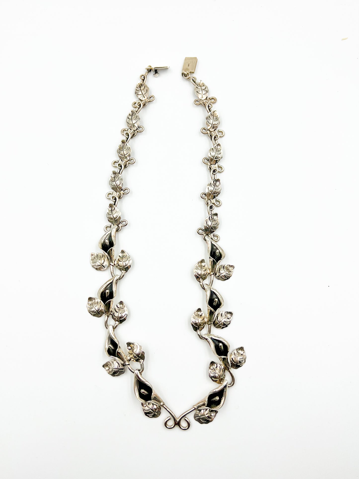 Calla Lily Sterling Silver Necklace