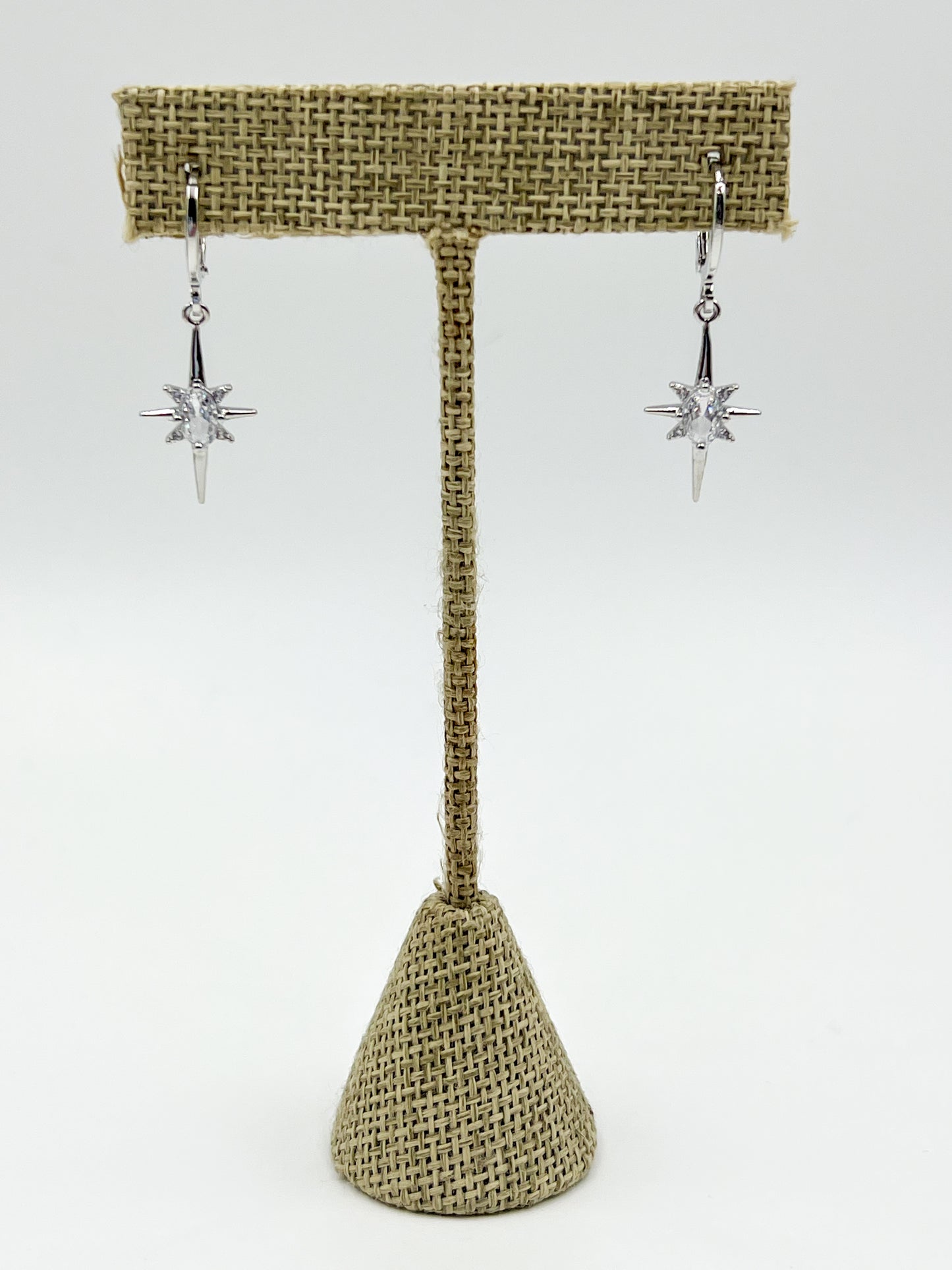 Starburst Silver Earring
