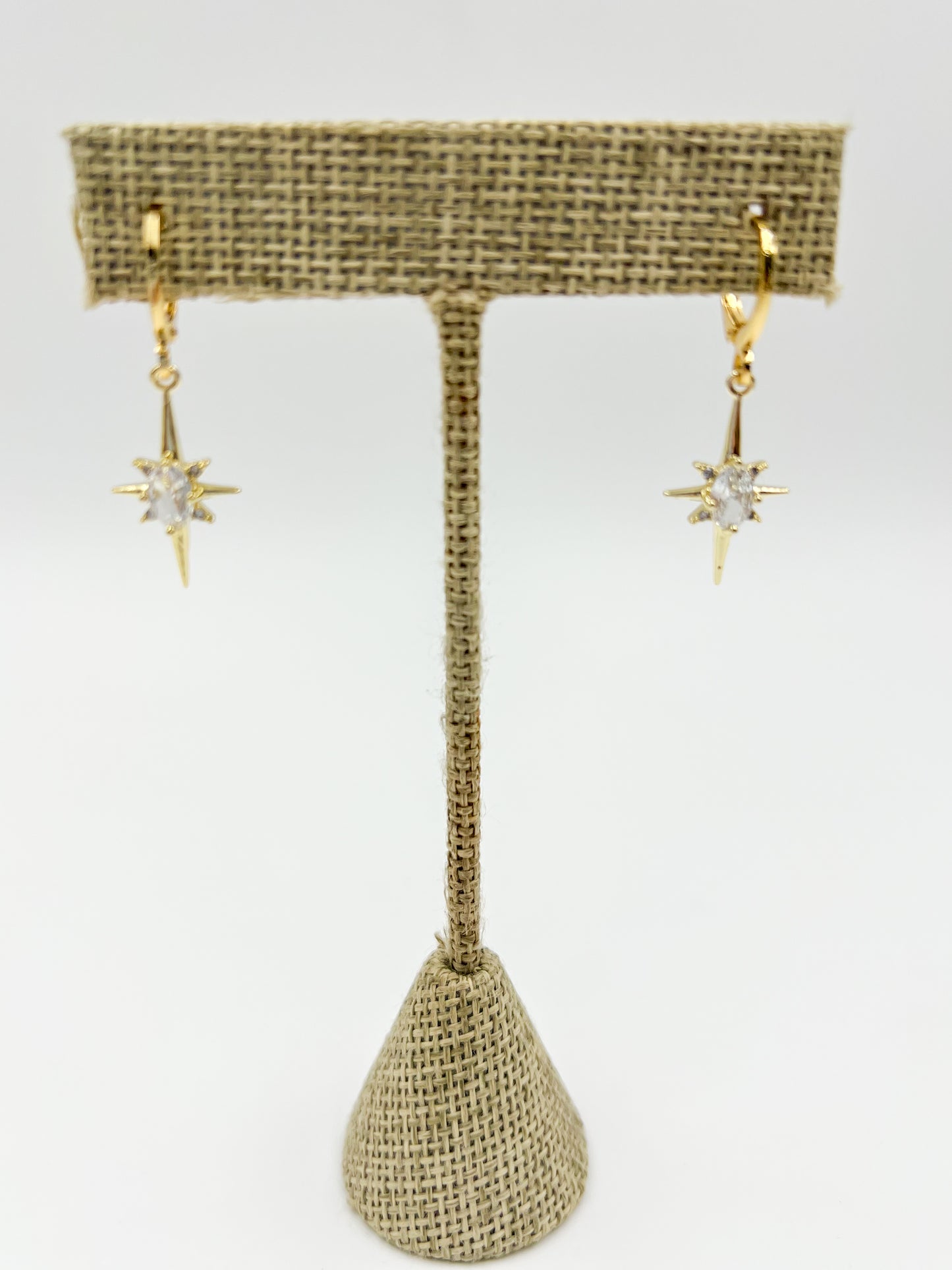 Starburst Gold Earring