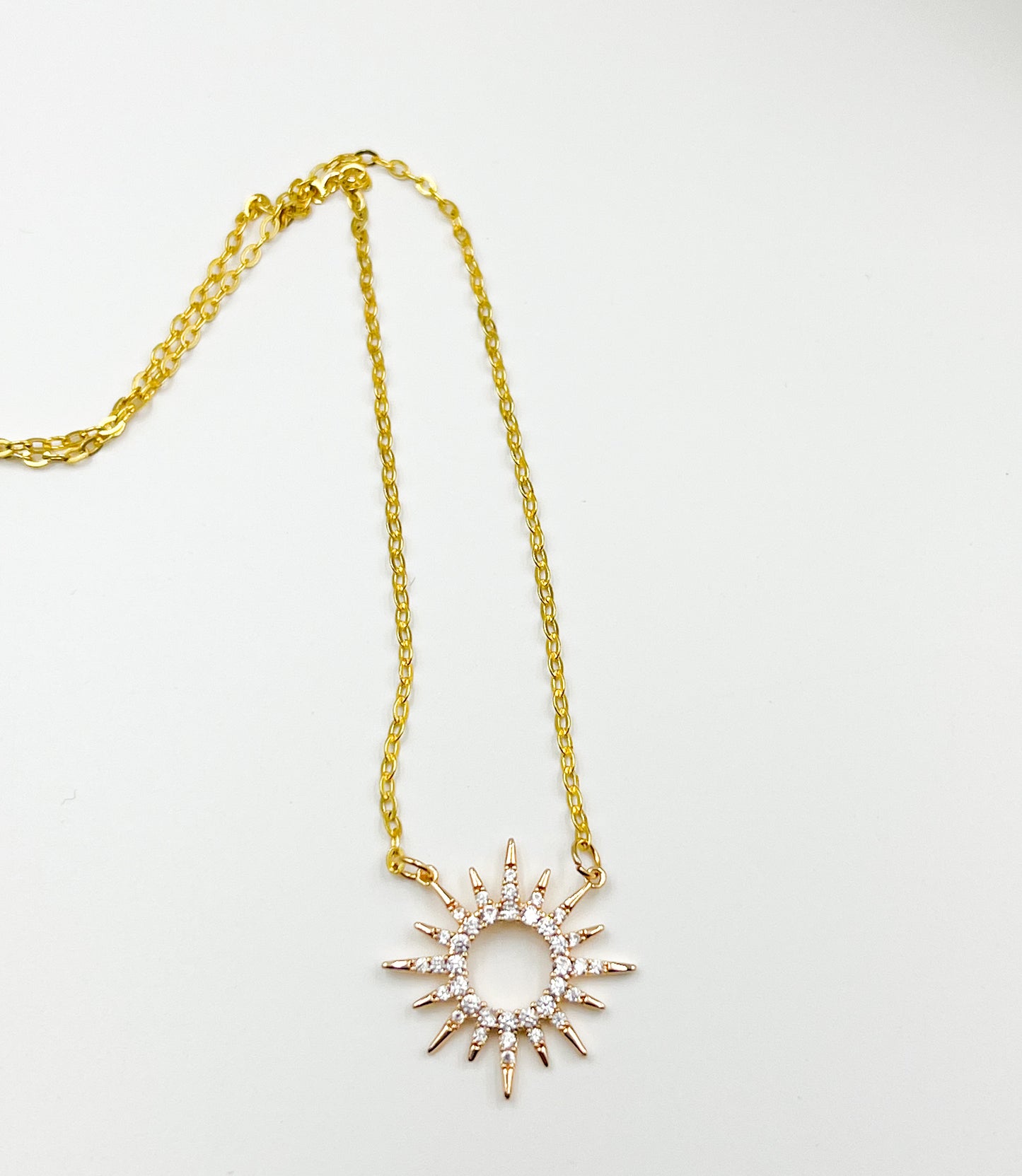 Gold Sun Necklace