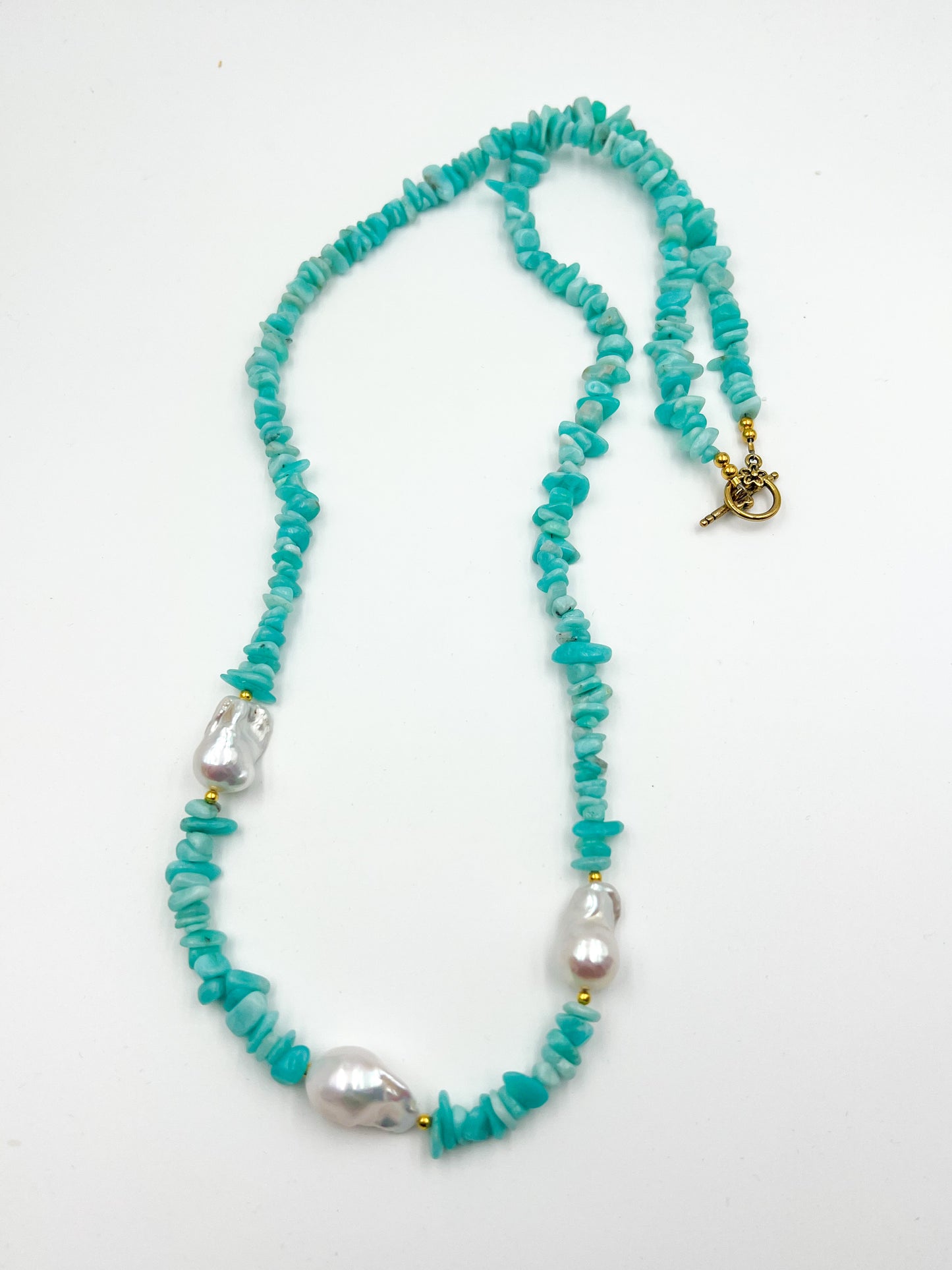 Aqua Amazonite Necklace