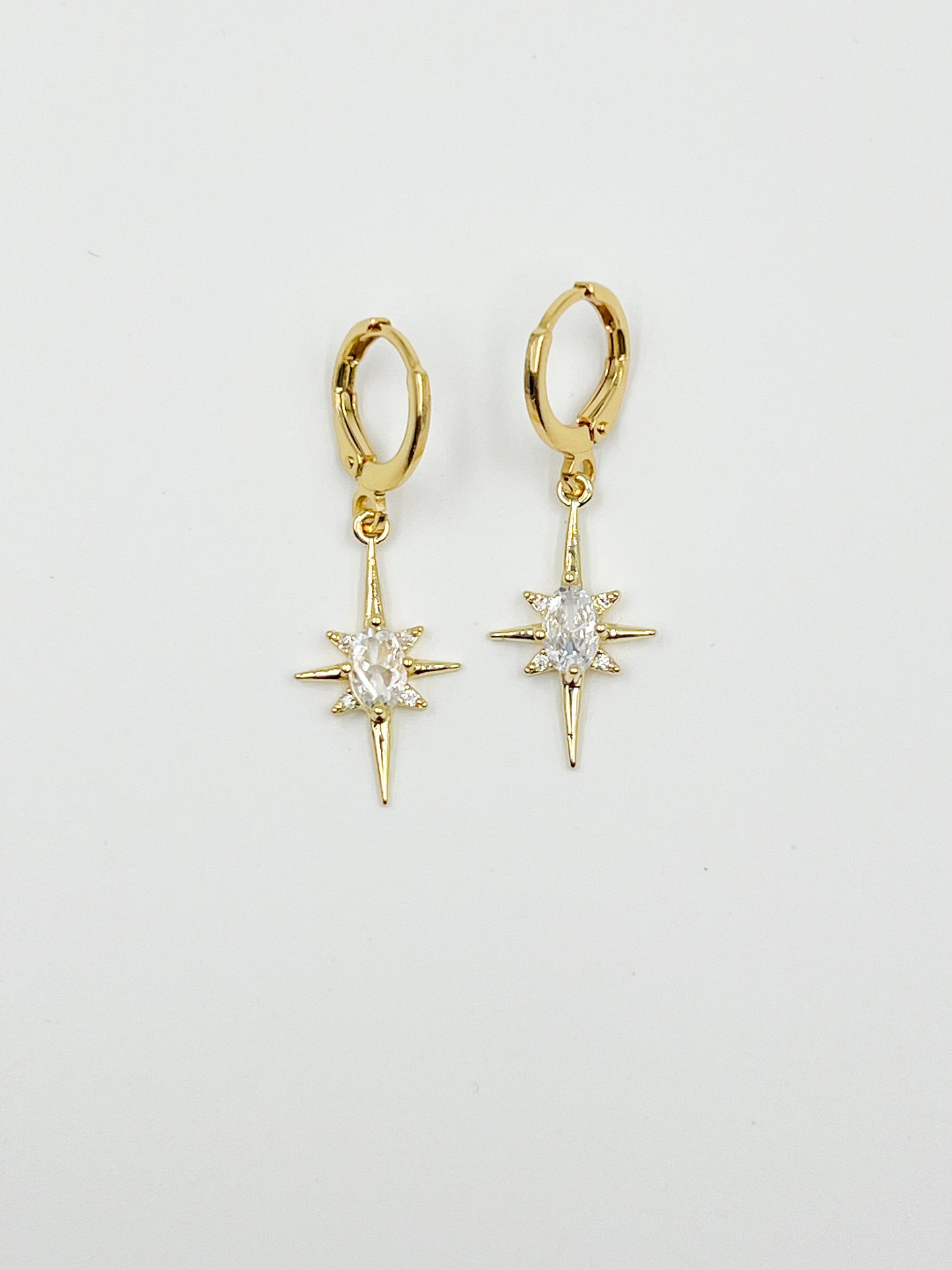 Starburst Gold Earring