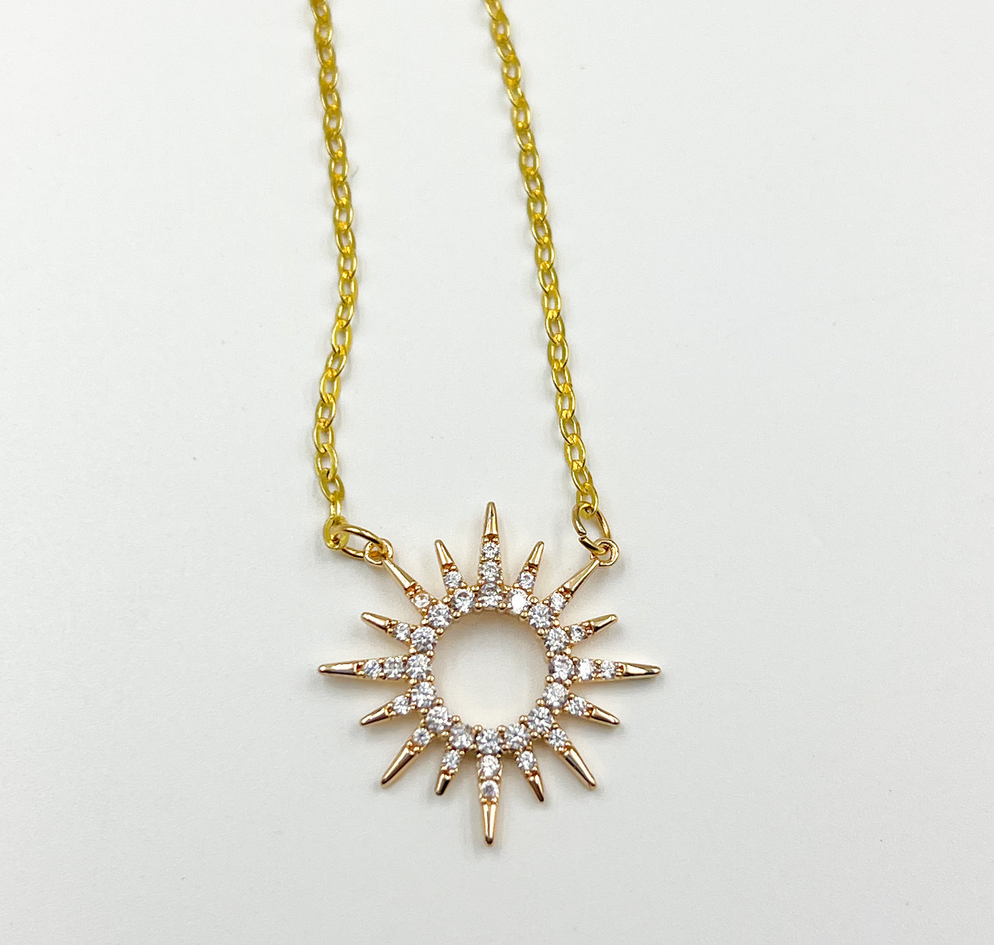Gold Sun Necklace