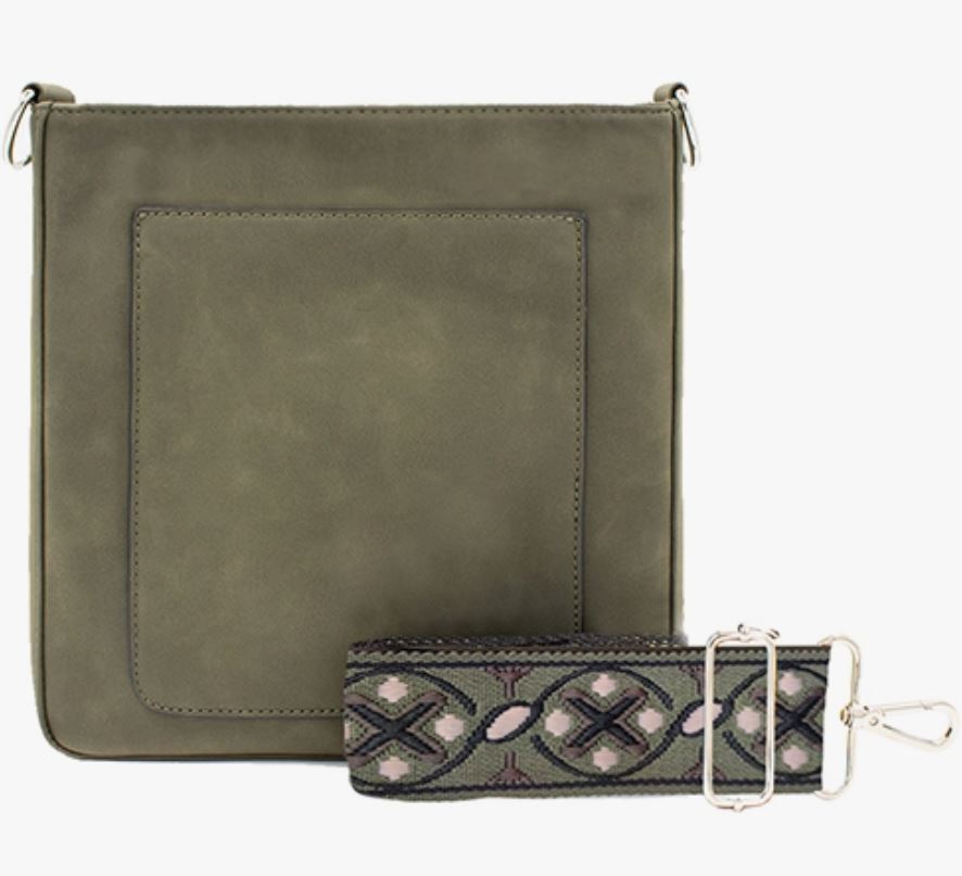 May Suede Crossbody Bag