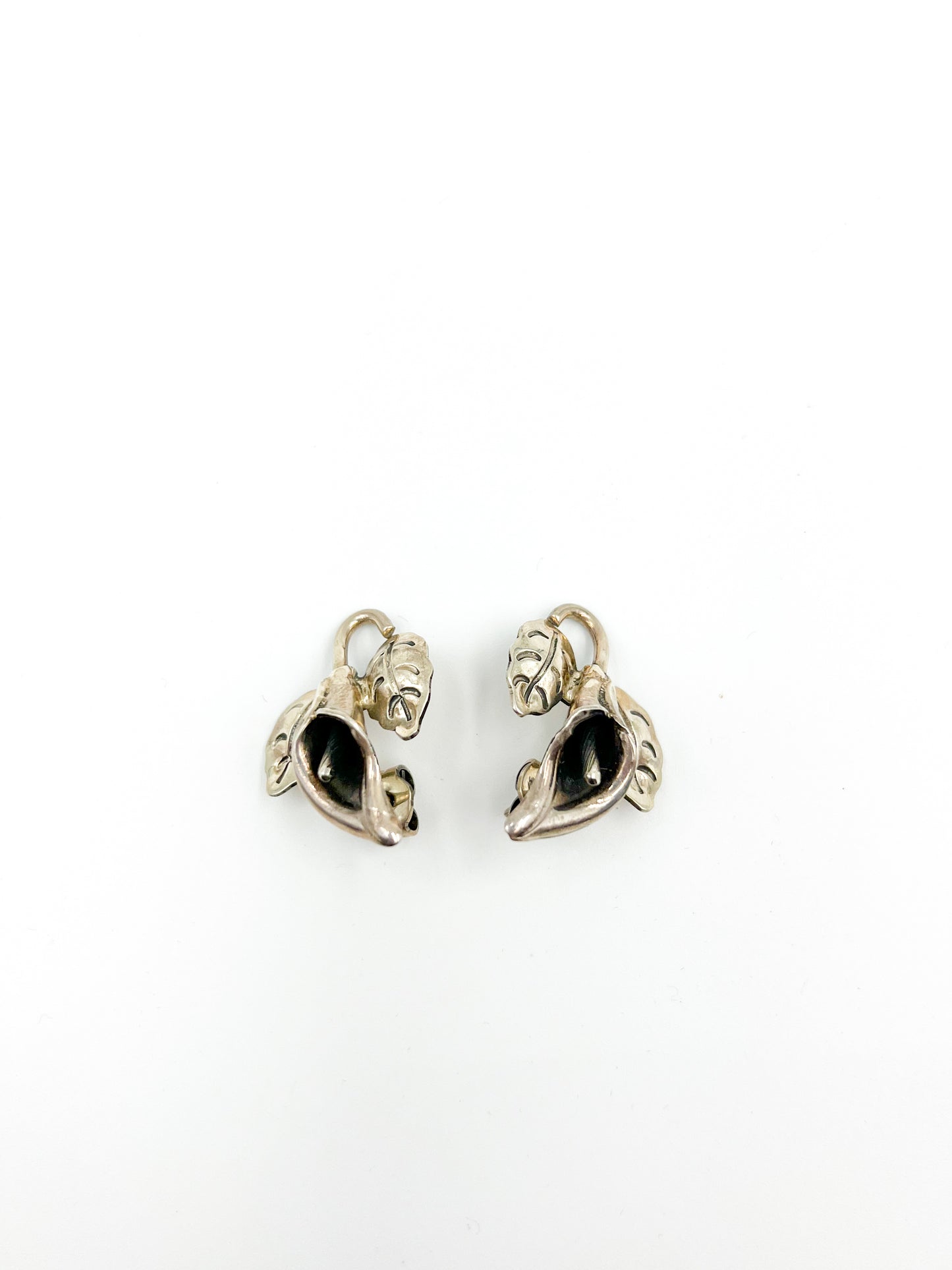 Calla Lily Sterling Silver Earring