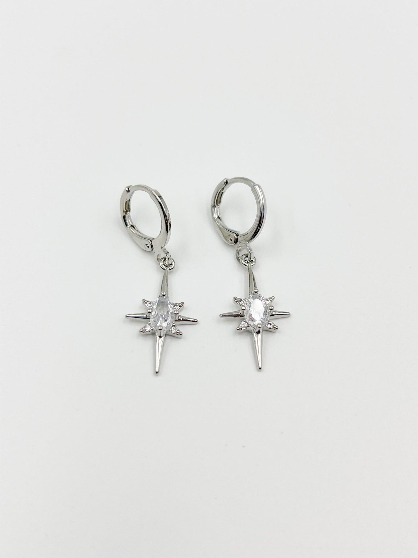 Starburst Silver Earring