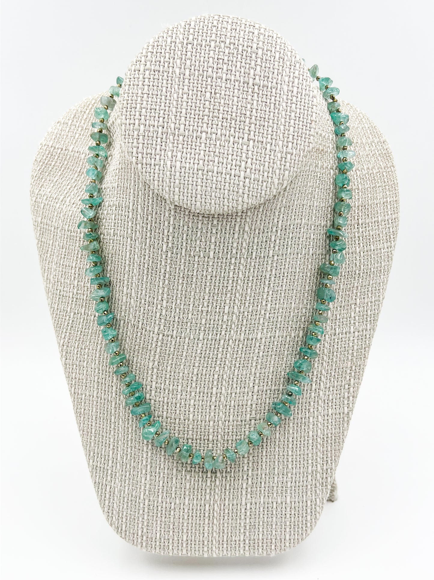 Blue Apatite Necklace