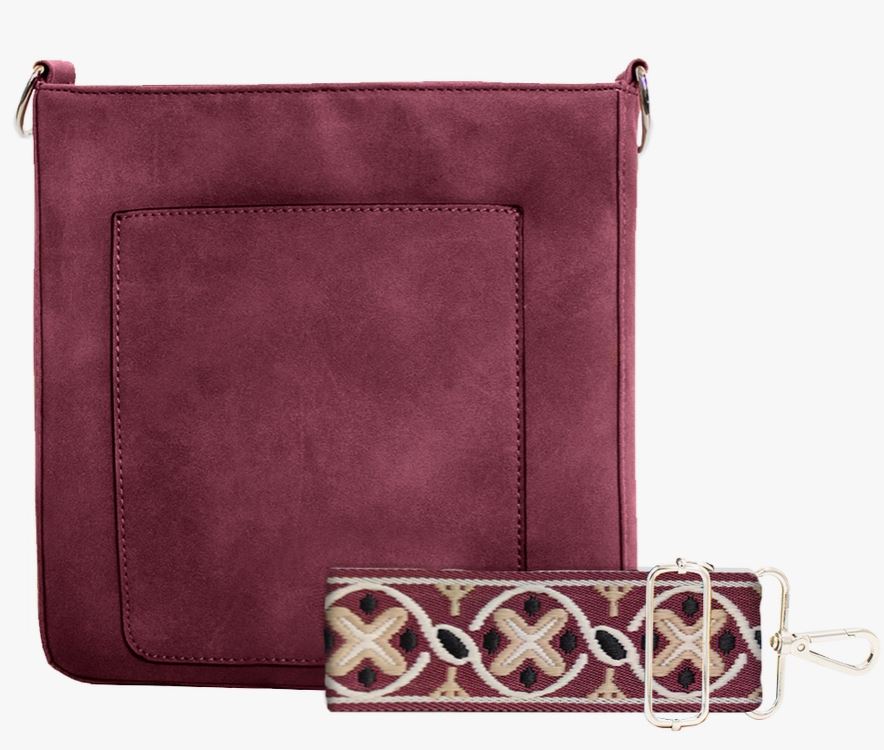 May Suede Crossbody Bag