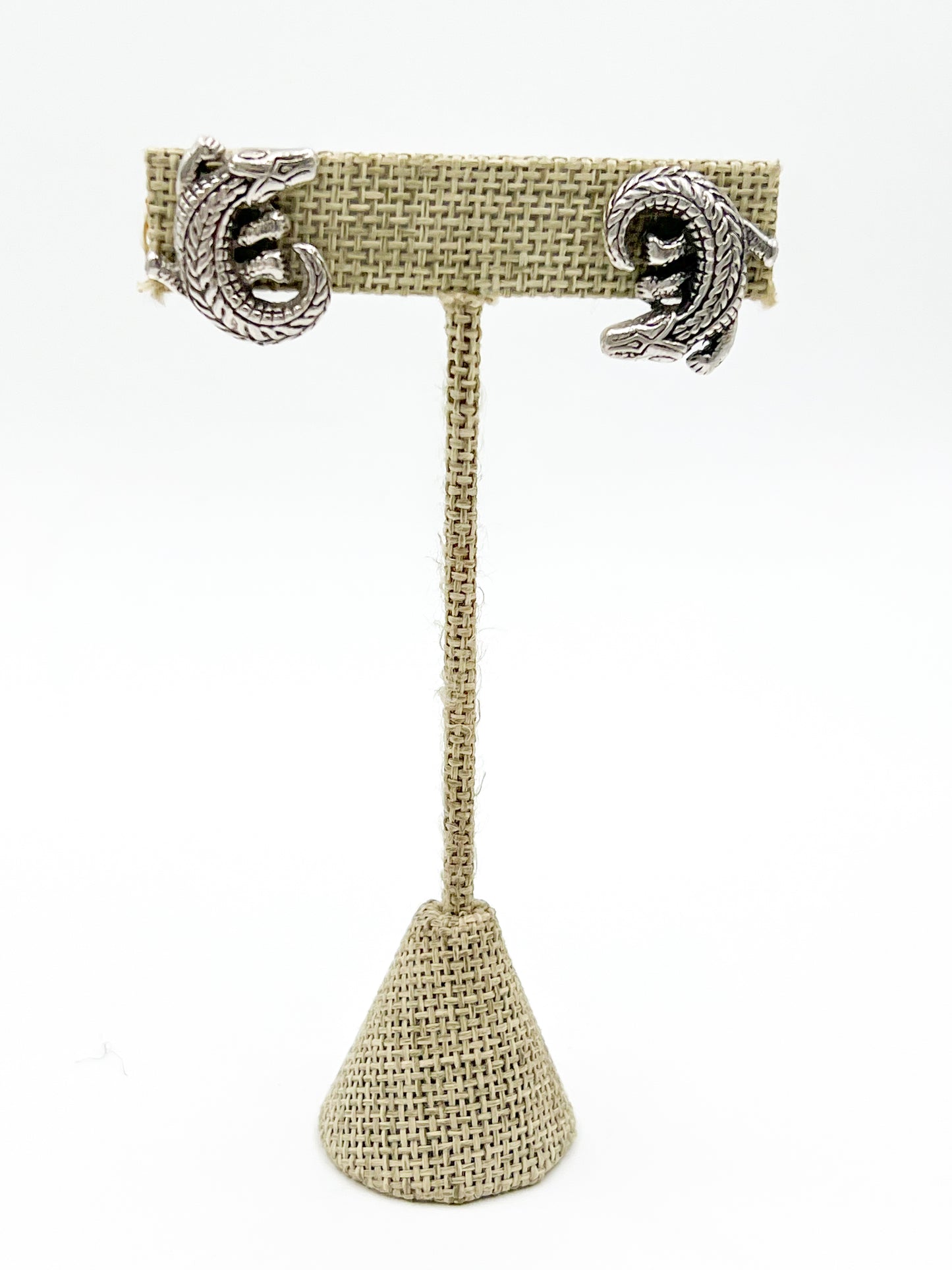 Sterling Silver Gator Post Earring