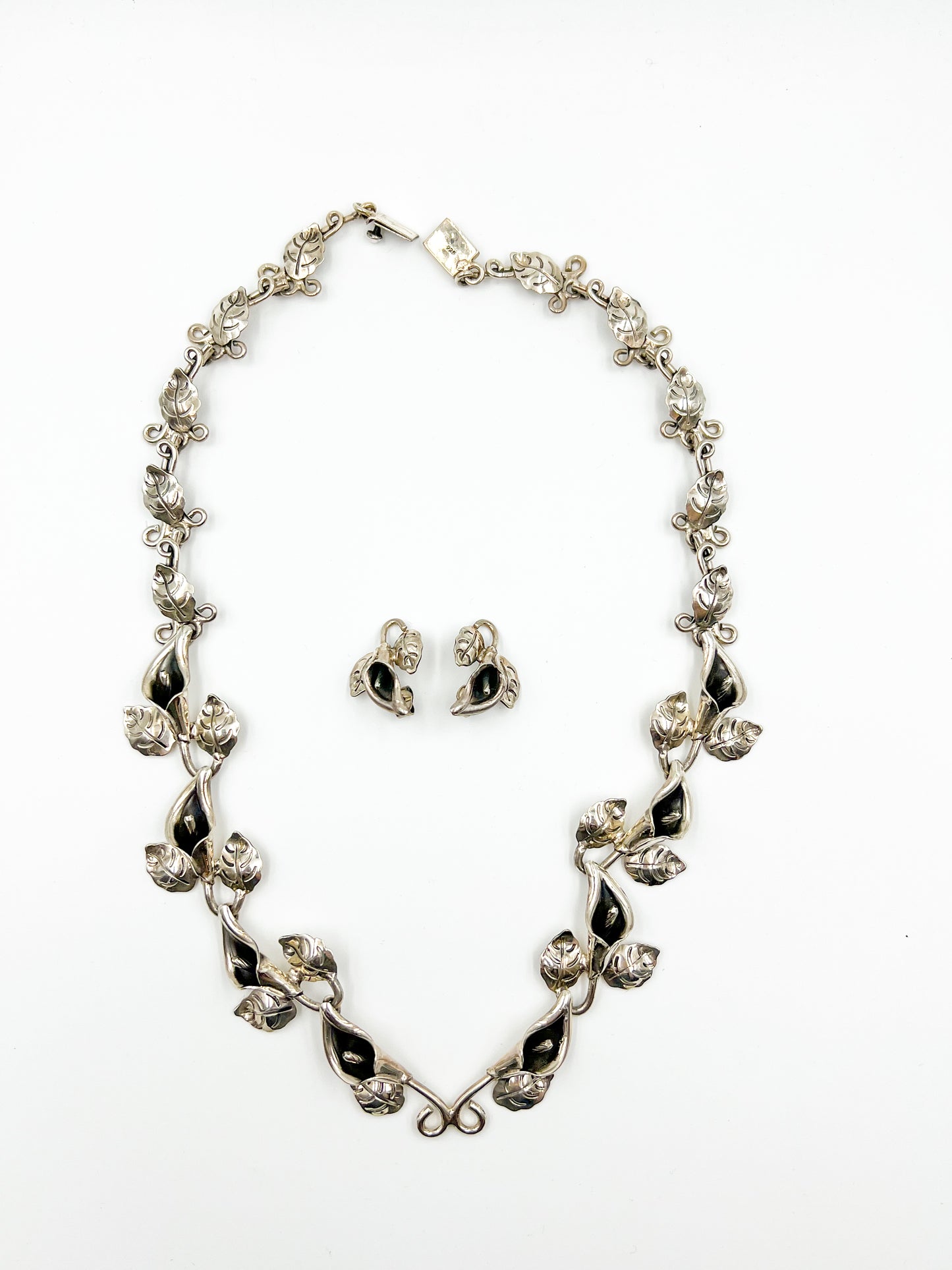 Calla Lily Sterling Silver Necklace