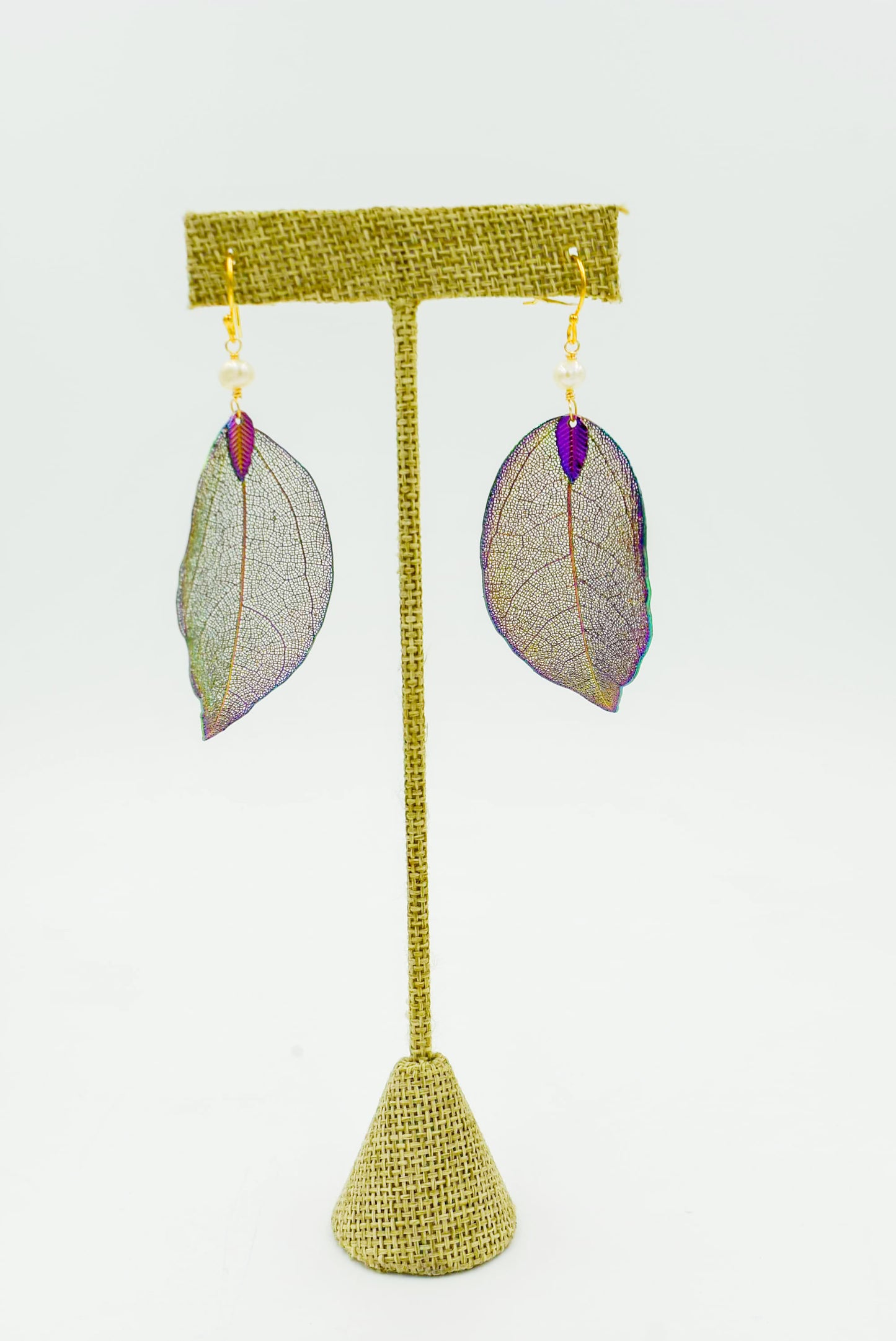 Juno Florescent Leaf Earrings