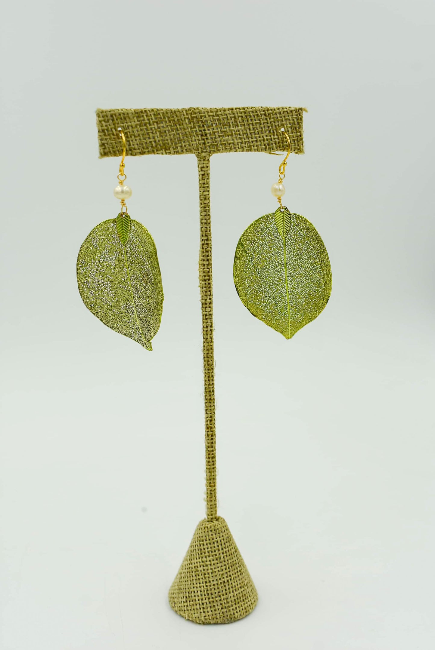Juno Florescent Leaf Earrings