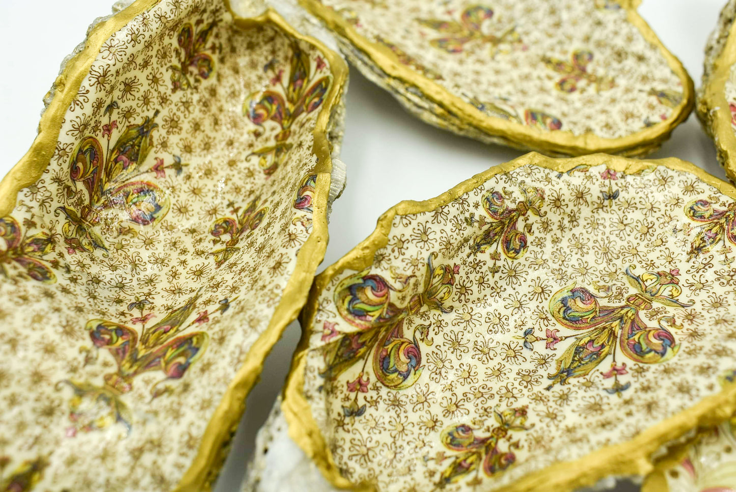 Oyster Fleur De Lis Shells