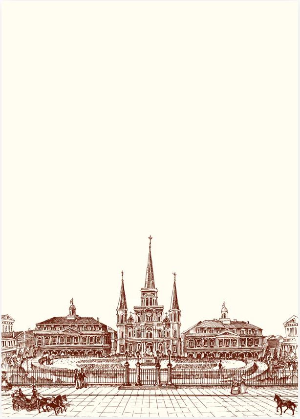 Jackson Square A6 Notecards