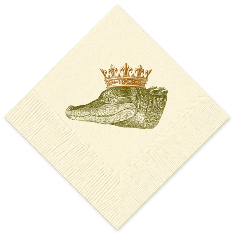 King Gator Beverage Napkins