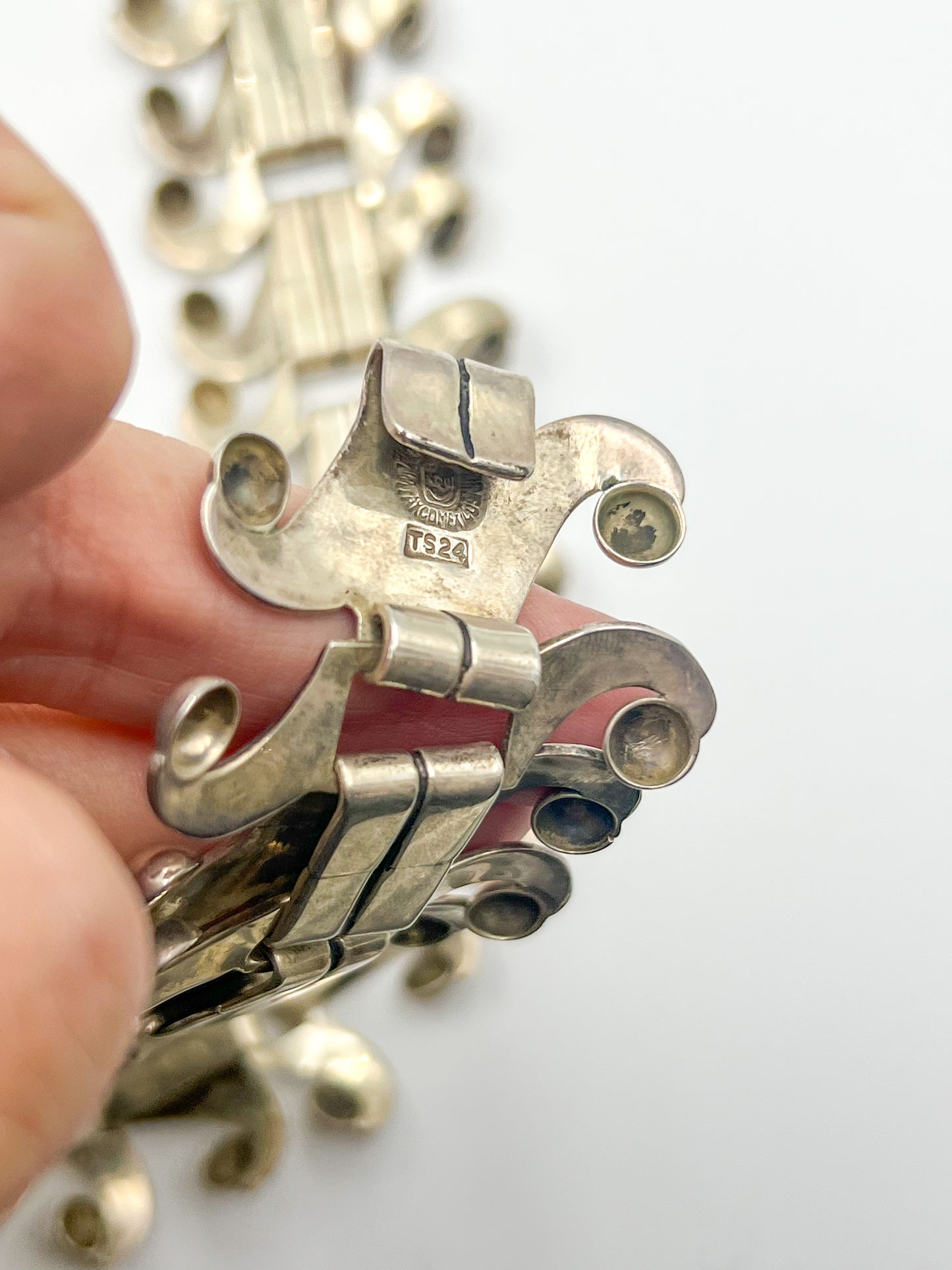 Spratling Silver Twist and Curls Necklace