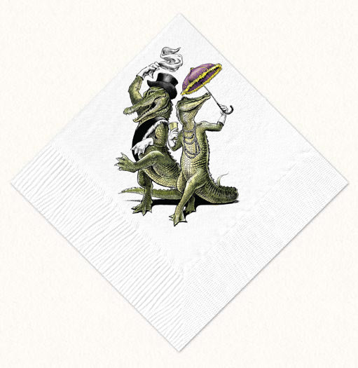 Second Line Beverage Napkins