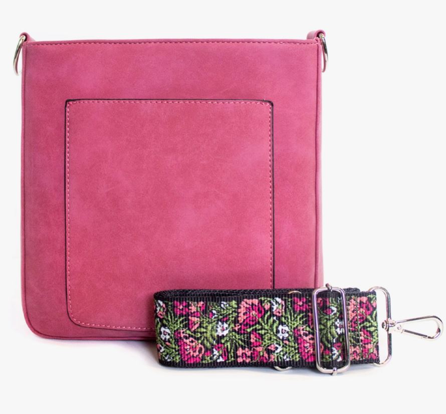 May Suede Crossbody Bag