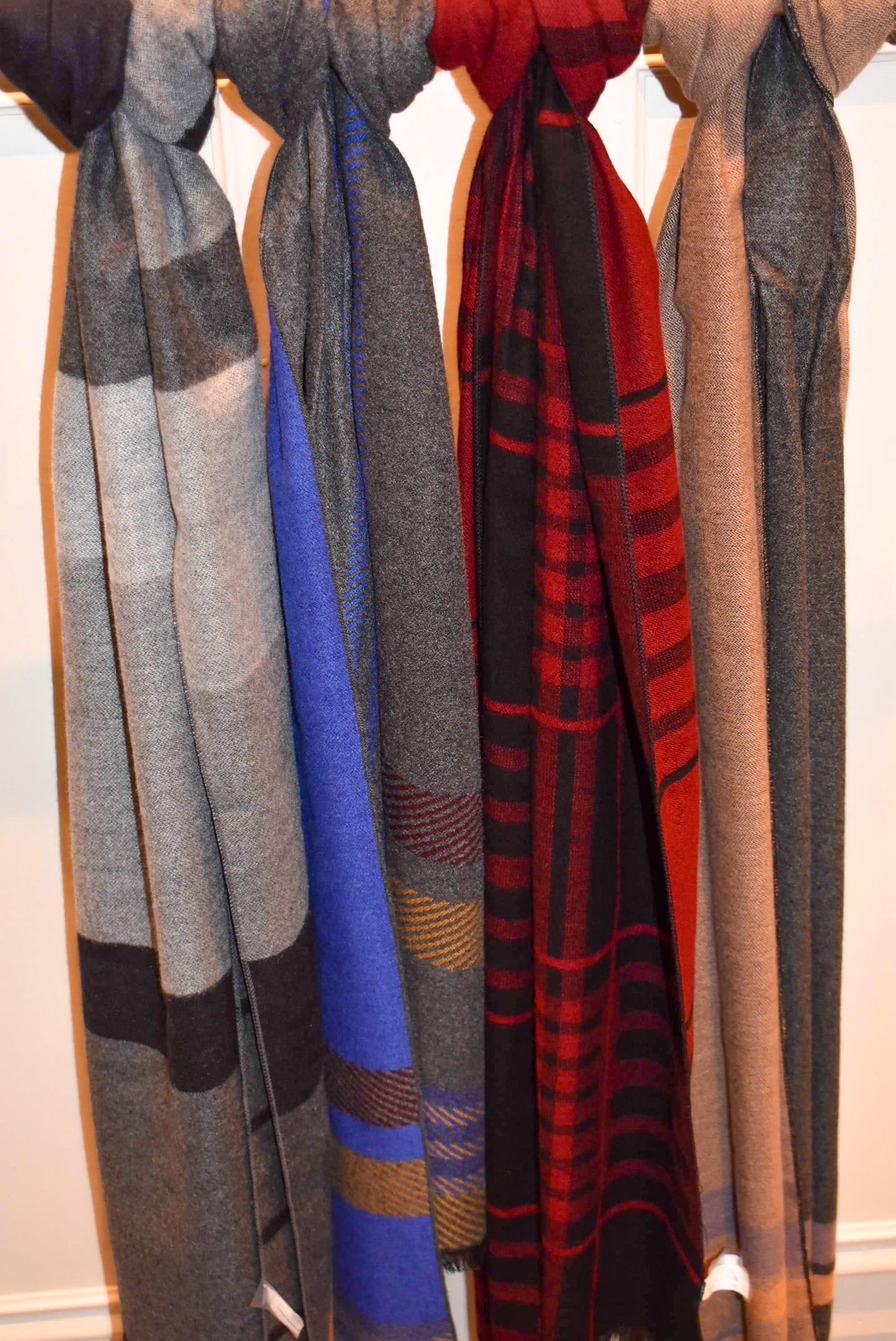 Écharpe Heritage Gris/Noir