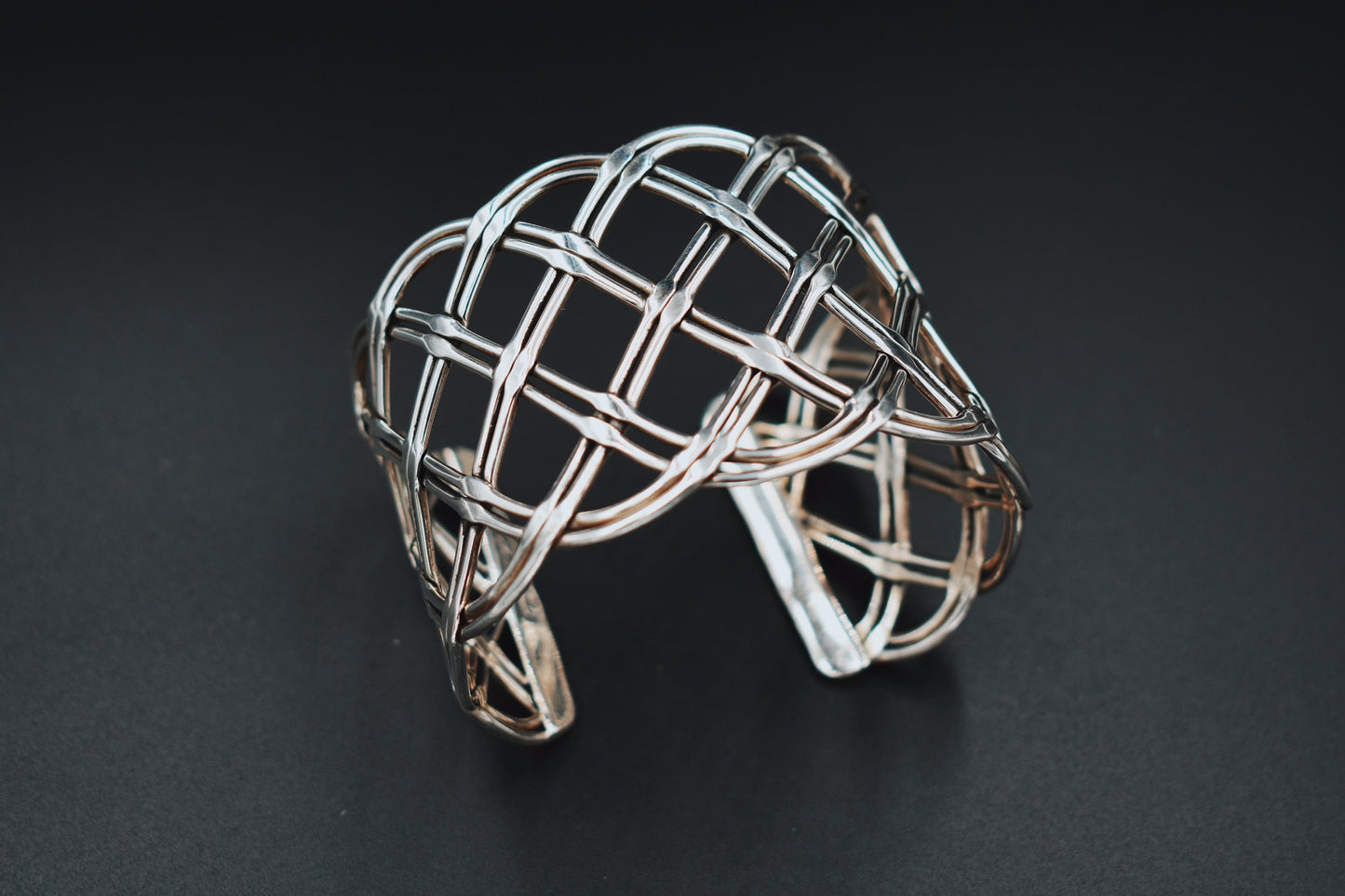 Silver Woven Cuff