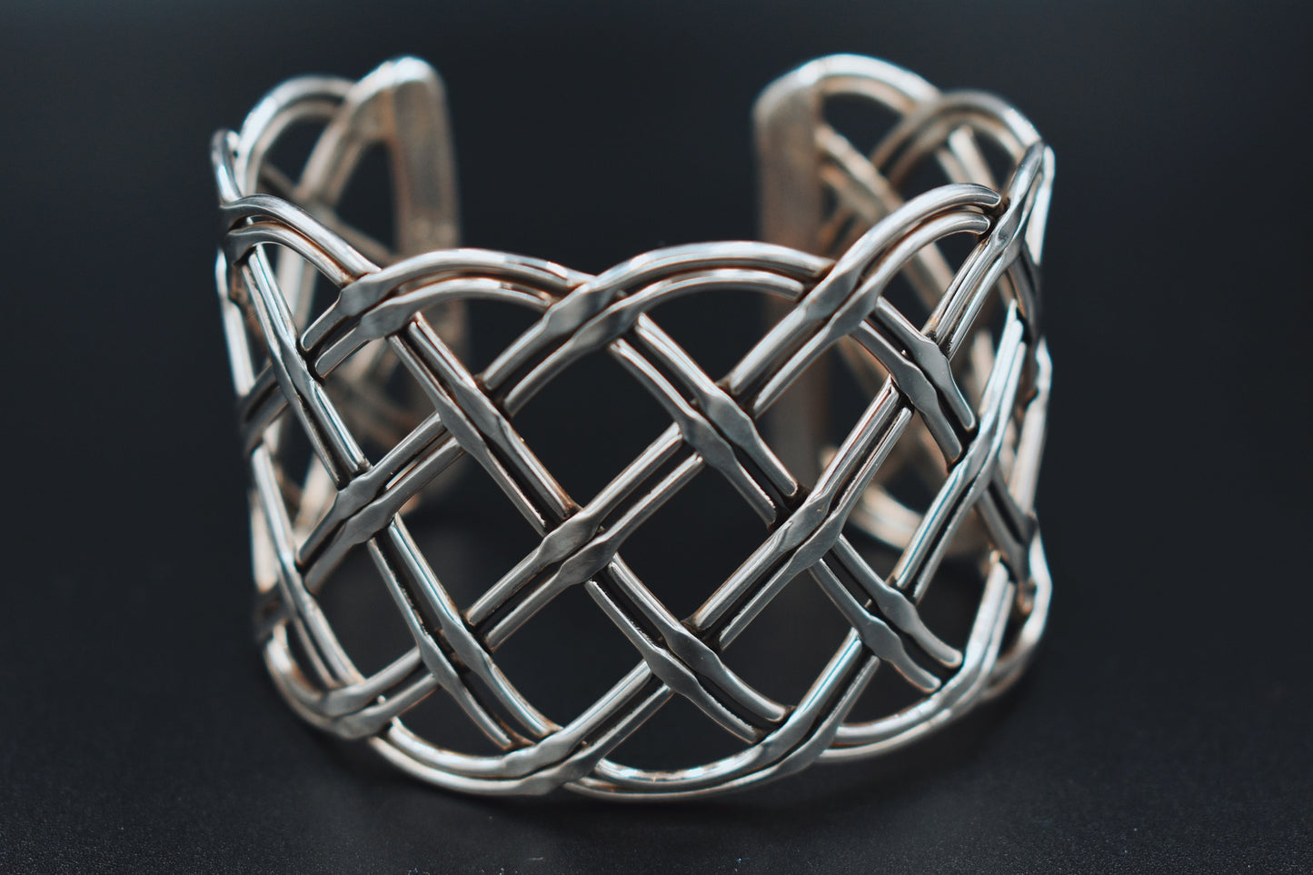 Silver Woven Cuff