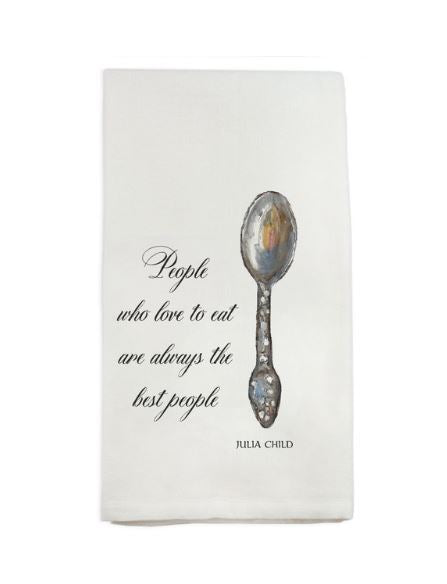 People Who Love To Eat Kitchen Towel