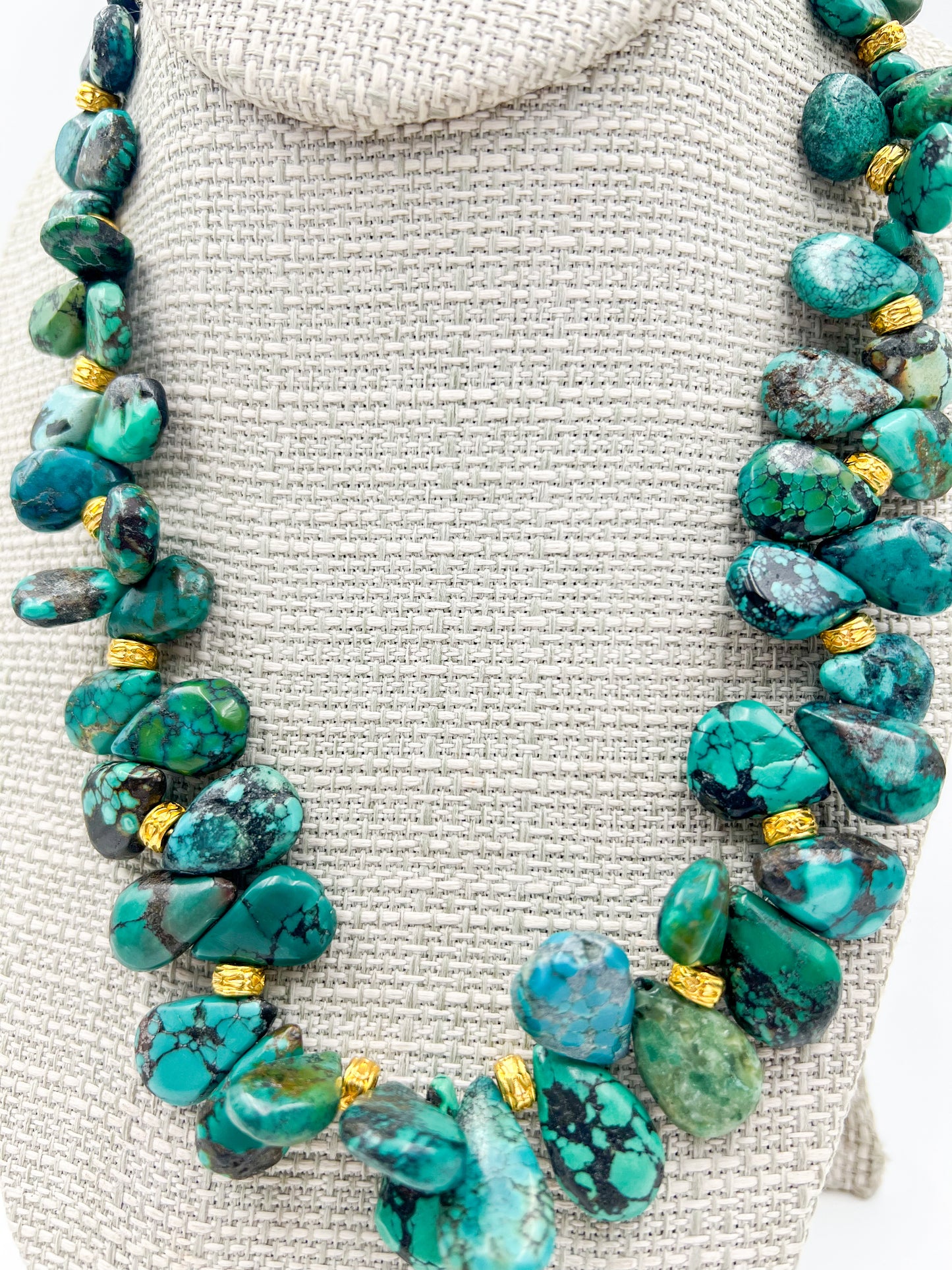 Arizona Teardrop Turquoise Necklace