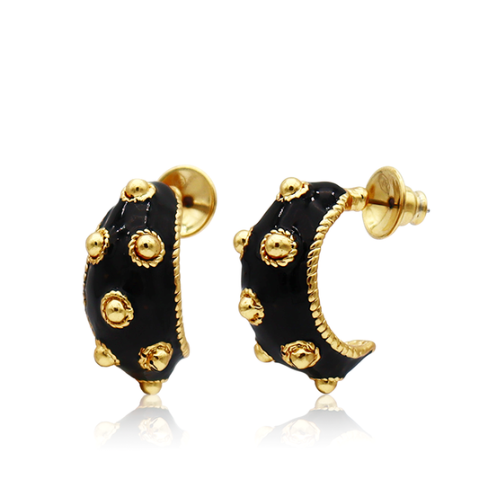 Dots Hoop Earrings