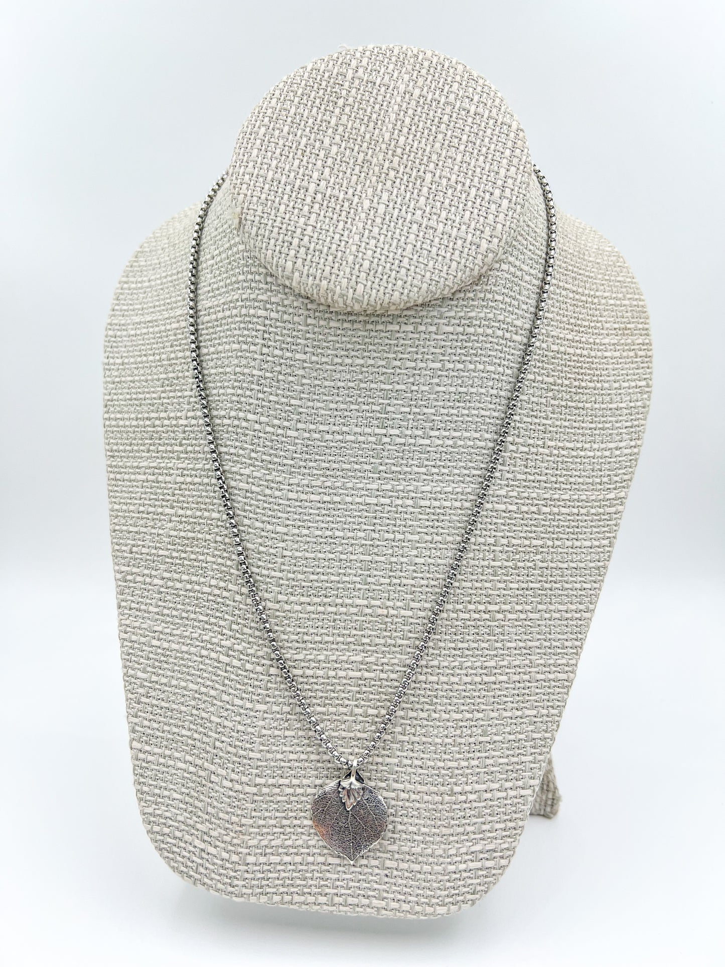 Sterling Leaf Pendant