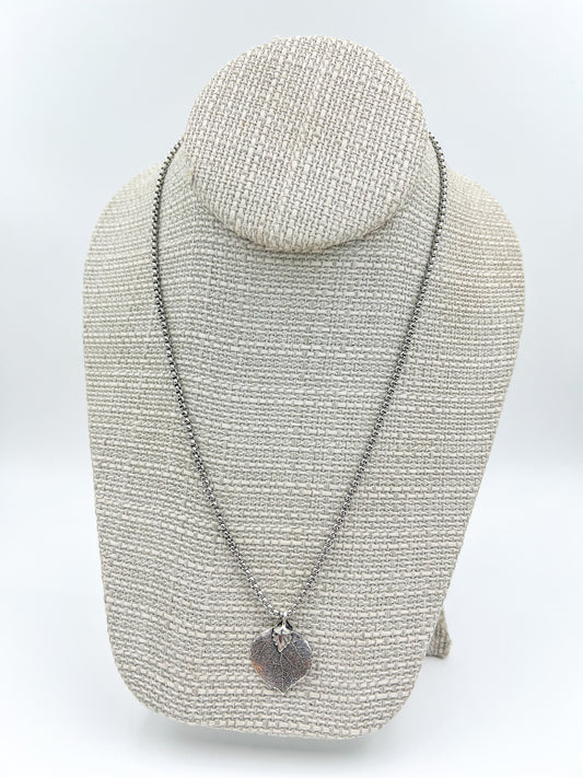 Sterling Leaf Pendant