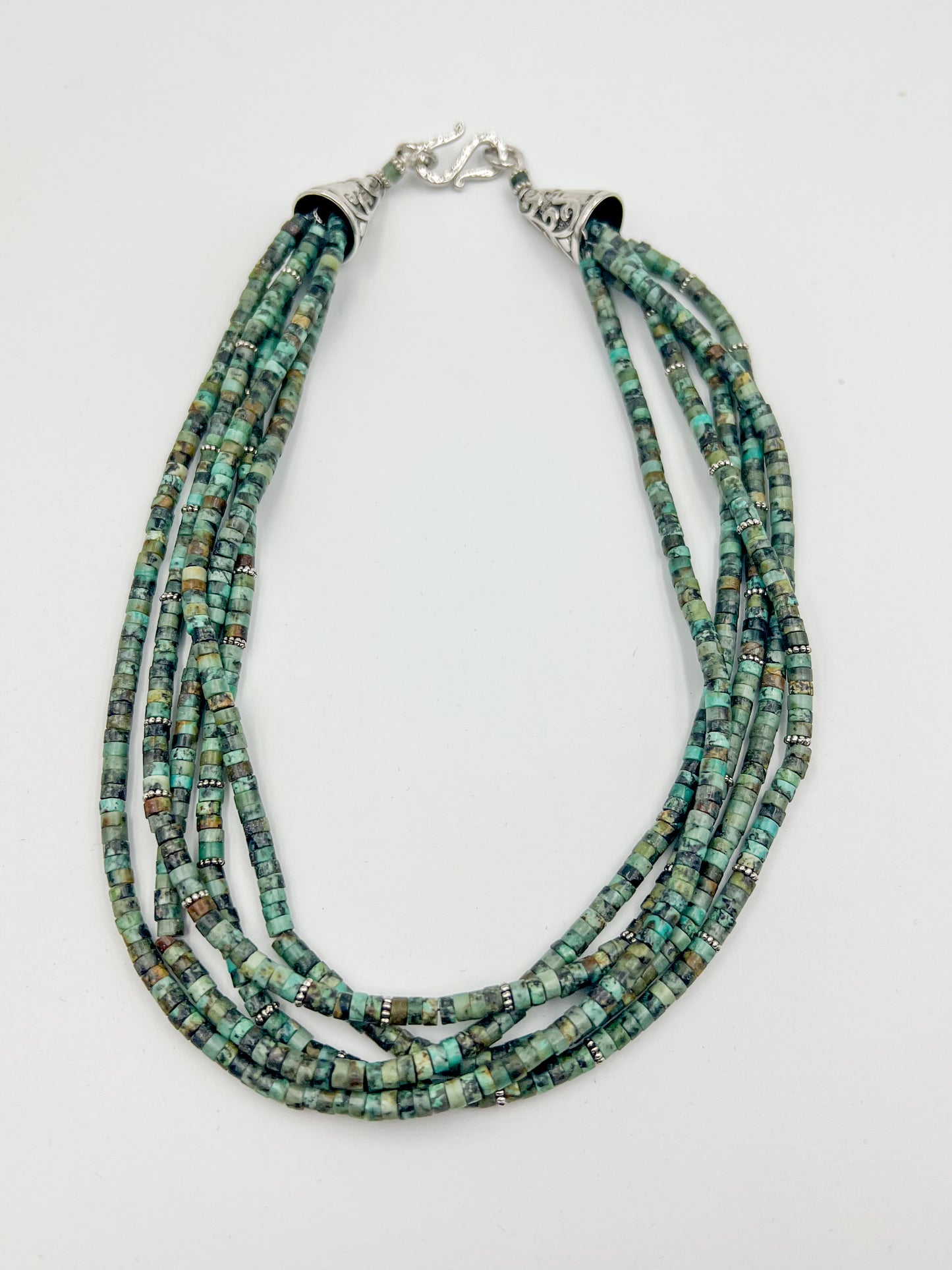 Multi-Strand Jade Necklace