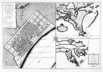 New Orleans 1759 Map