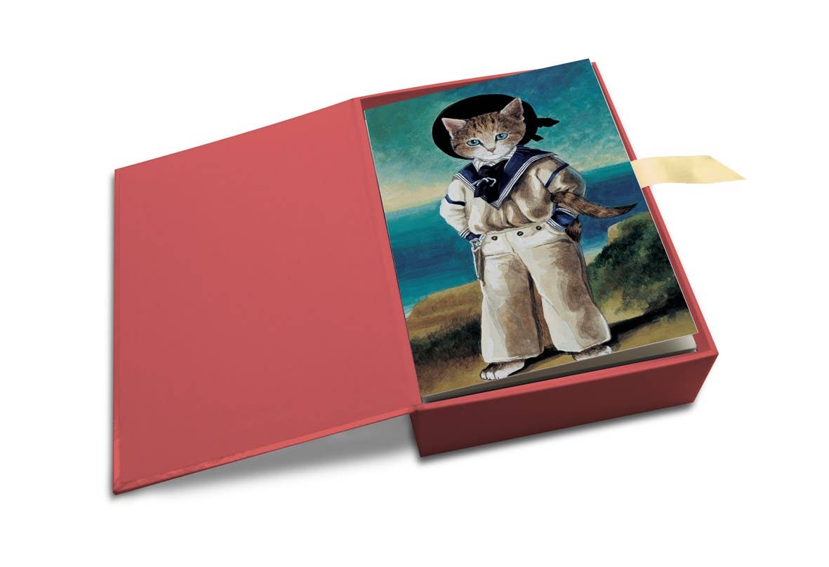 Notecard Box Set: Cats in Art
