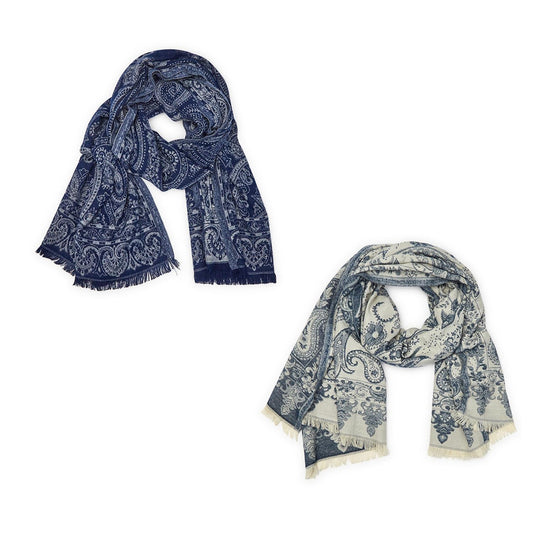 Brushed Jacquard Scarves