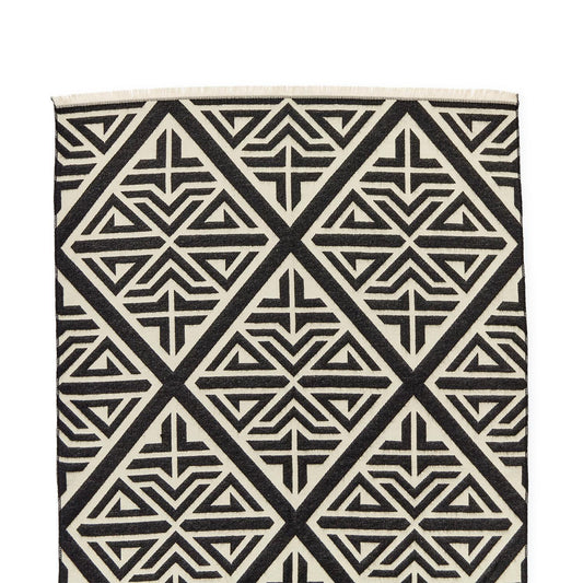 Double Sided Geometric Diamond Print Scarf