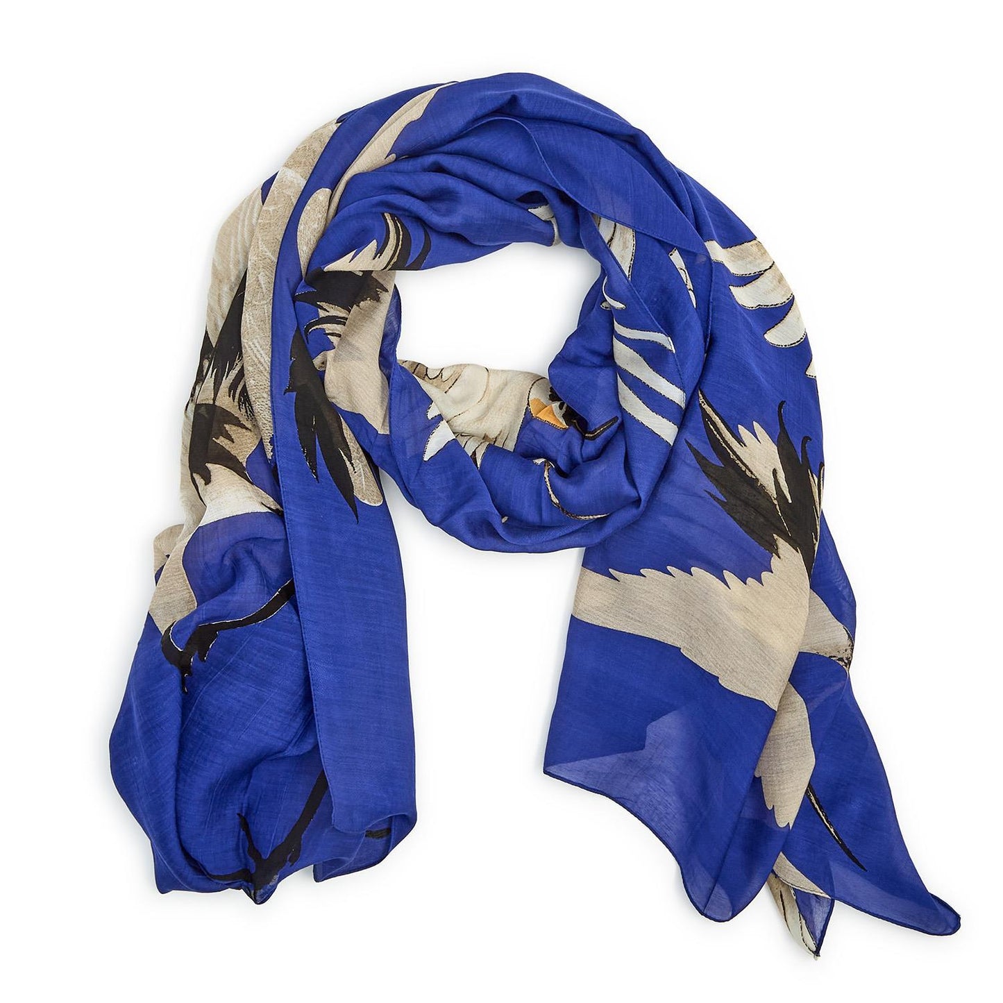 Heron Scarf - Cobalt Blue