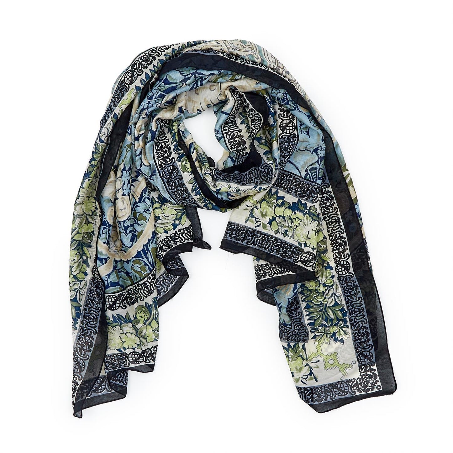 TAPESTRY SEA PRINT SCARF