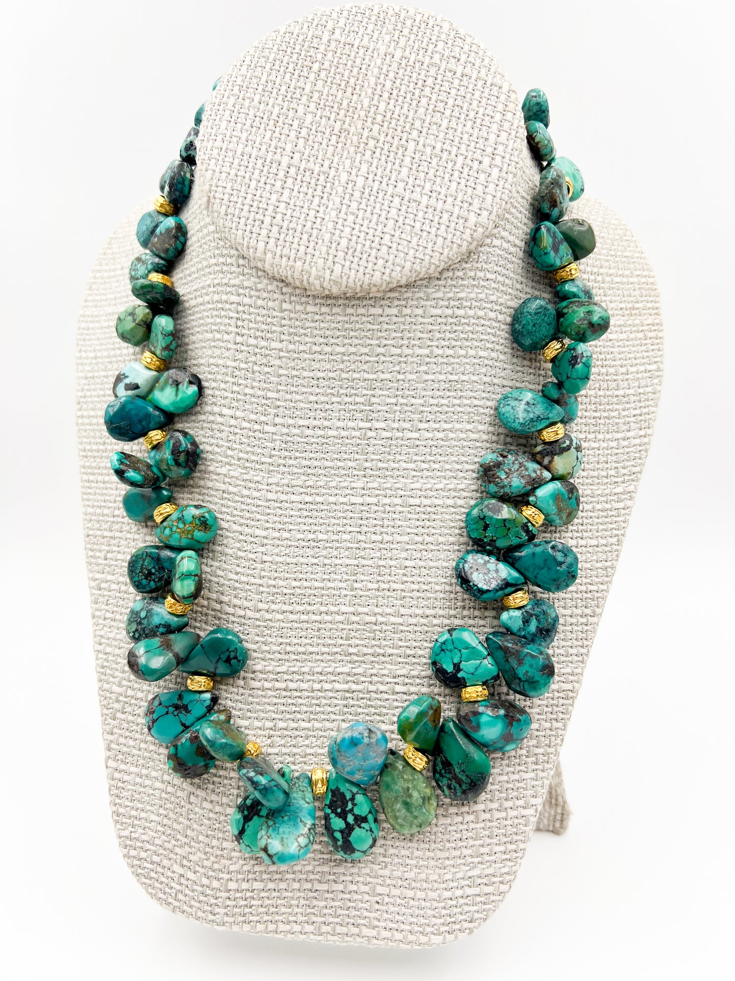 Arizona Teardrop Turquoise Necklace