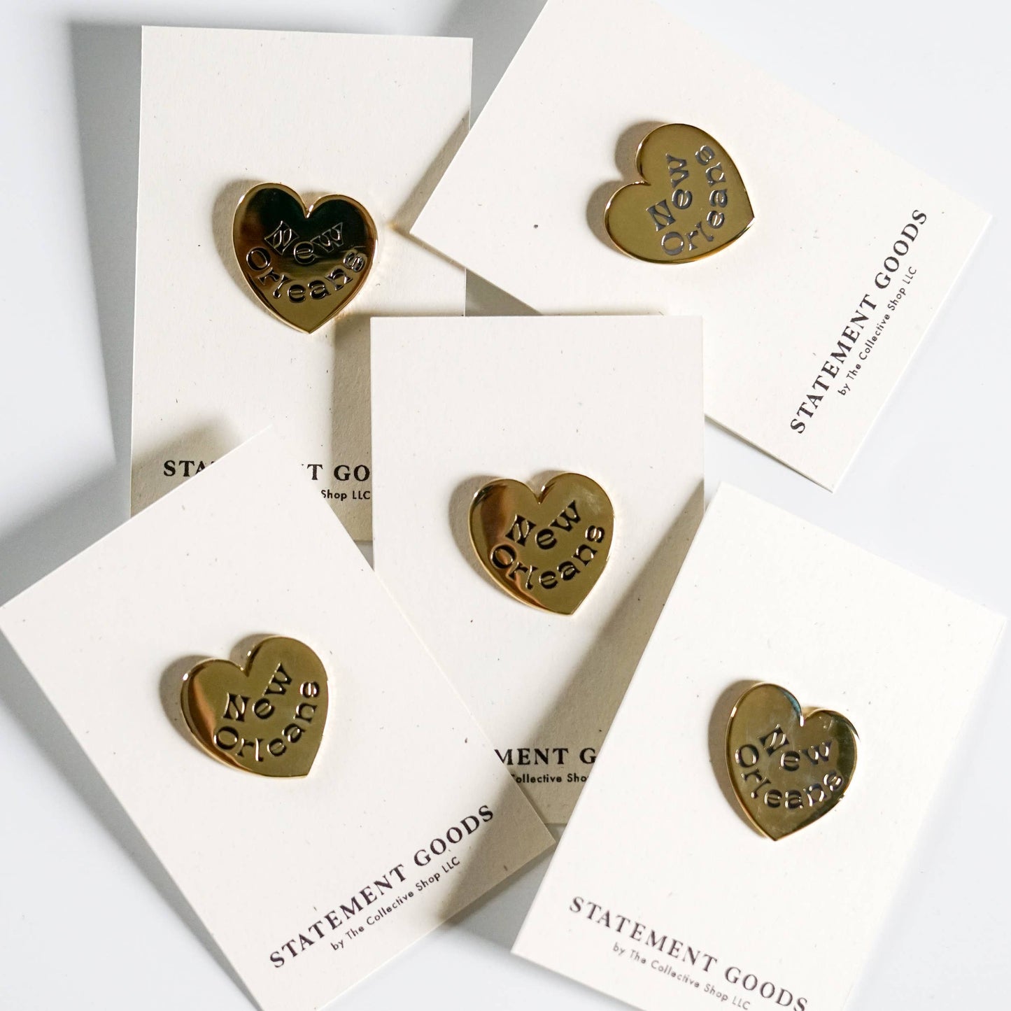 New Orleans Heart - Enamel Pin